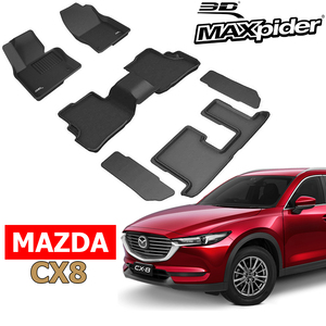 Thảm Lót Sàn MAZDA CX8 chính hãng 3D MAXpider KAGU