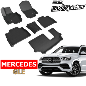 Thảm lót sàn MERCEDES GLE 450 4Matic & GLE 53 4Matic+ Coupe AMG W167 chính hãng 3D MAXpider KAGU