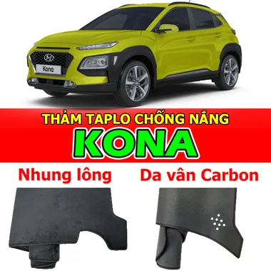 Thảm Taplo cho xe HYUNDAI KONA 2018 2019 2020 2021 2022 2023