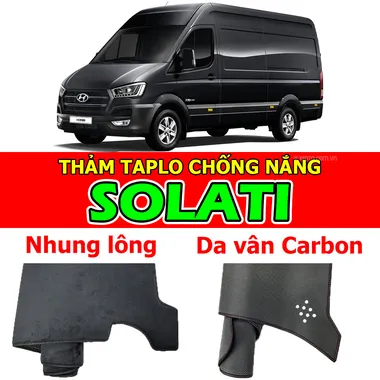 Thảm taplo chống nắng cho xe HYUNDAI SOLATI Nhung lông