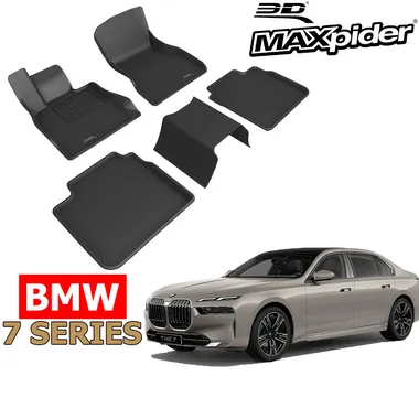 Thảm Lót Sàn BMW 7 Series 735i / 740i / G70 / Pure Excellence / M Sport chính hãng 3D MAXpider KAGU