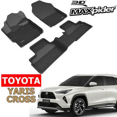 Thảm Lót Sàn TOYOTA YARIS CROSS chính hãng 3D MAXpider KAGU