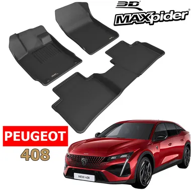 Thảm Lót Sàn PEUGEOT 408 chính hãng 3D MAXpider KAGU