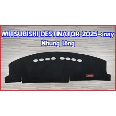 Thảm taplo chống nắng cho xe MITSUBISHI DESTINATOR Nhung lông, Da vân Carbon, Da vân Gỗ