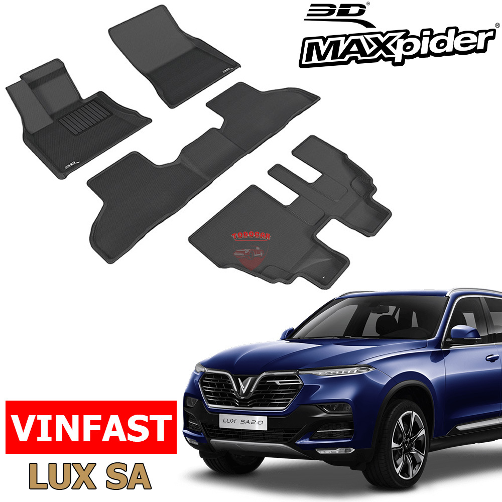 Thảm lót sàn chính hãng 3D MAXpider KAGU cho xe VINFAST LUX SA 2.0