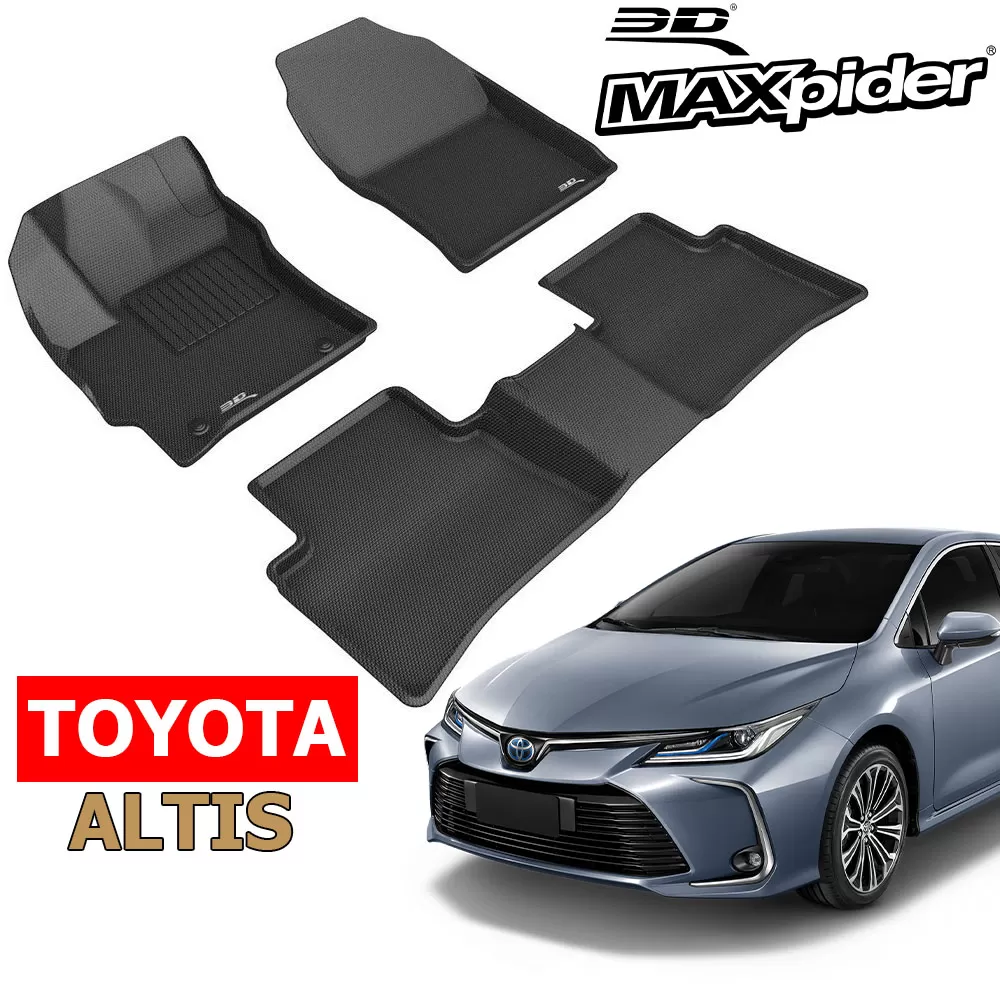 Thảm lót sàn 3D MAXpider KAGU cho xe TOYOTA ALTIS thế hệ 12 (2022 2023 2024 2025+)